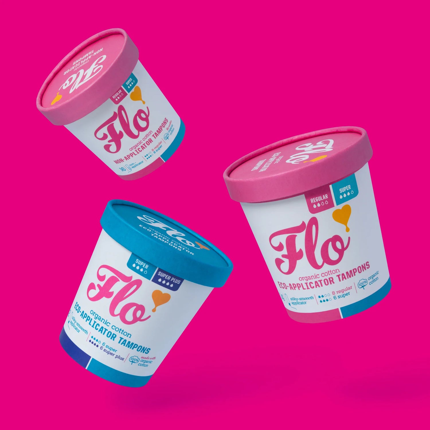 Flo Organic Cotton Tampons