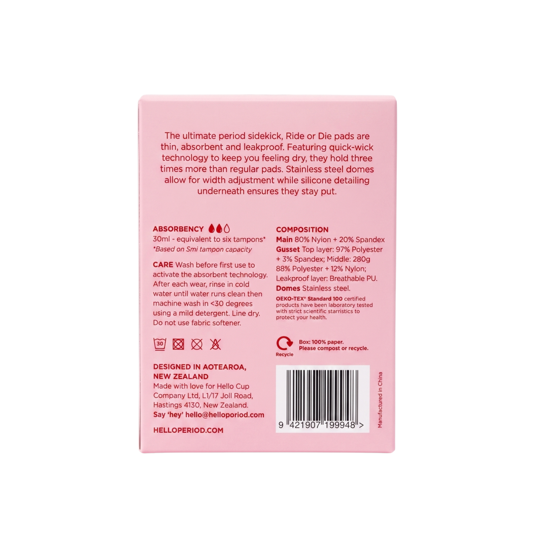 Hello Period | Reusable Day Pads