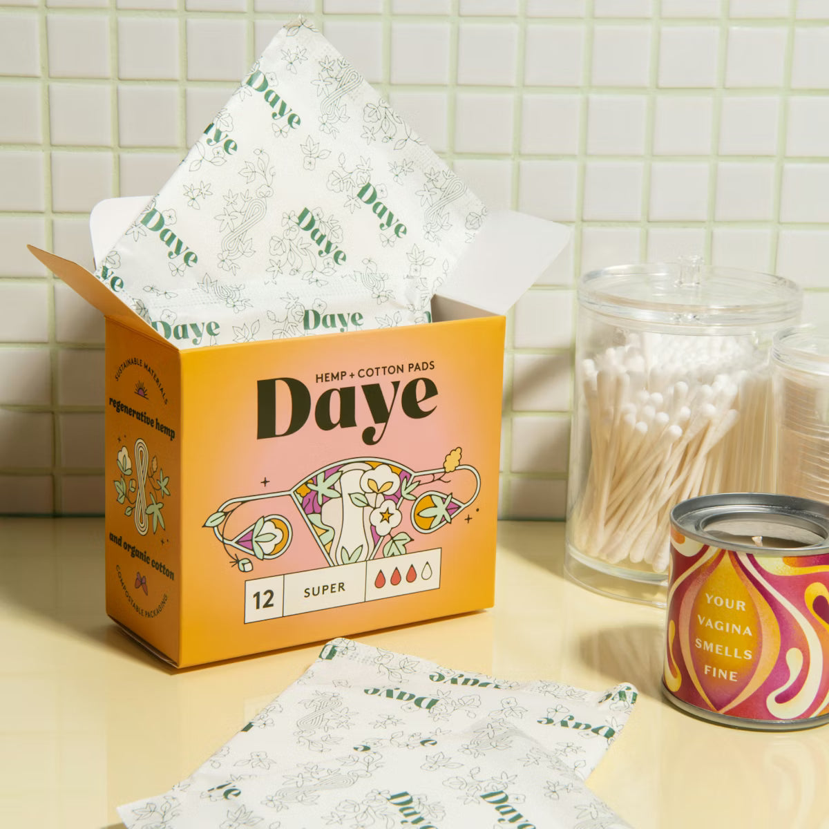 Daye Organic Hemp Blend Pads