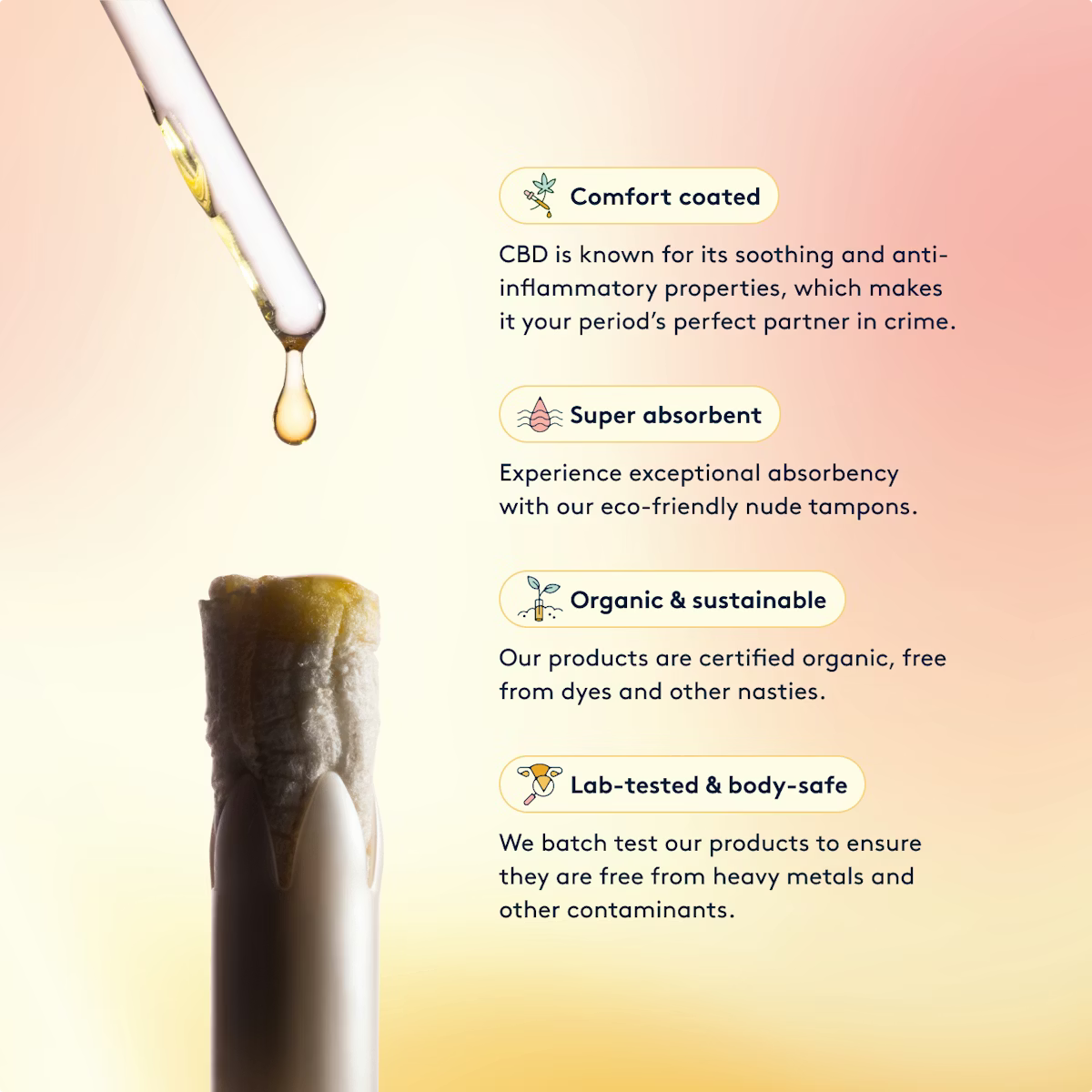 Daye CBD Tampons